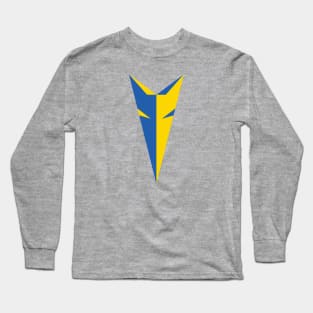 Ukrainian Blue & Yellow Fox Head Long Sleeve T-Shirt